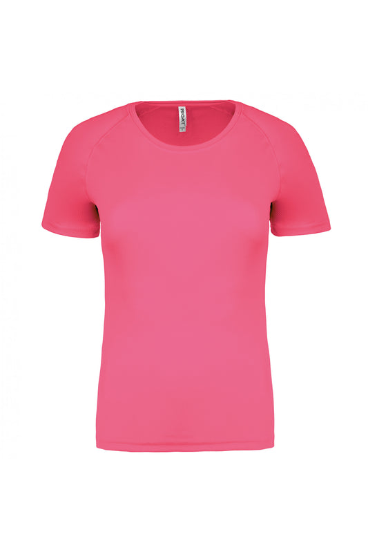 Camiseta deportiva rosa